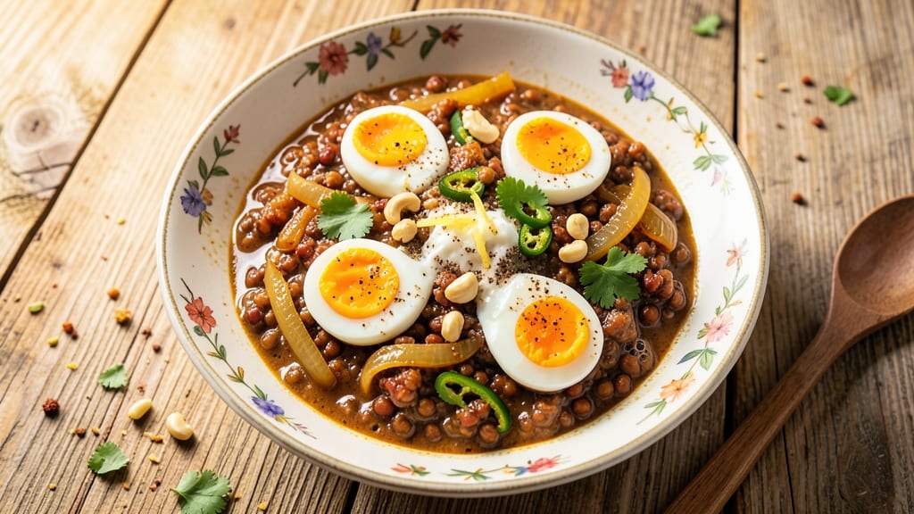 Veg Egg Curry Recipe: Spiced Lentil and Coconut Velvety Delight