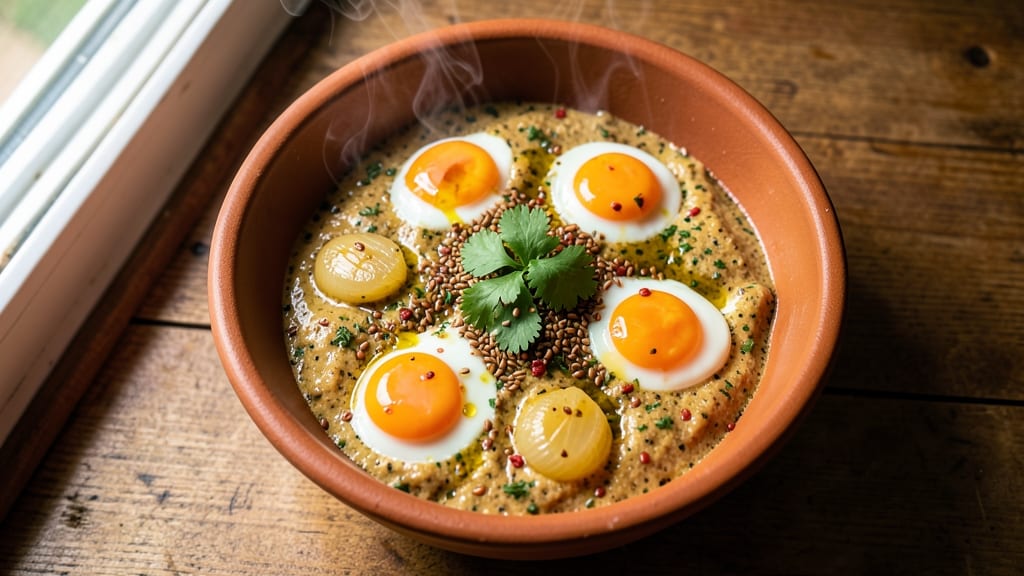 Surti Egg Keema Recipe: Spiced Yogurt and Celery Crunch Breakfast