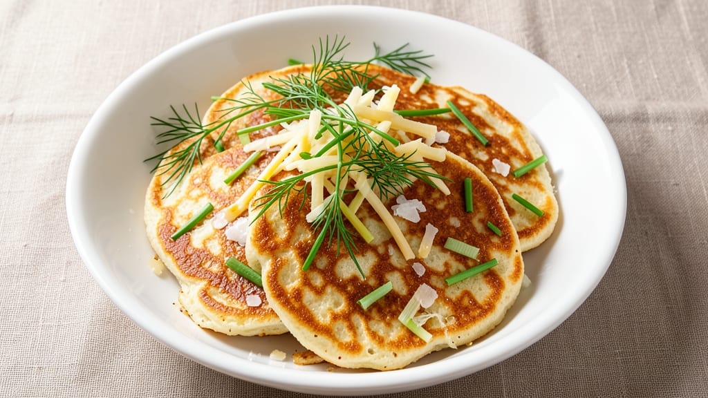 Vegetable Egg Pancake Recipe: Crispy Celery Crowns With Herbed Yolk Magic