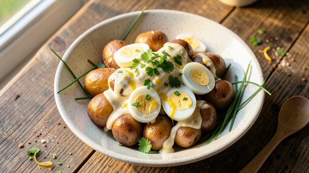 Traditional Potato Salad Recipe with Mayonnaise and Eggs: Herb-Infused Creaminess That Stays Together