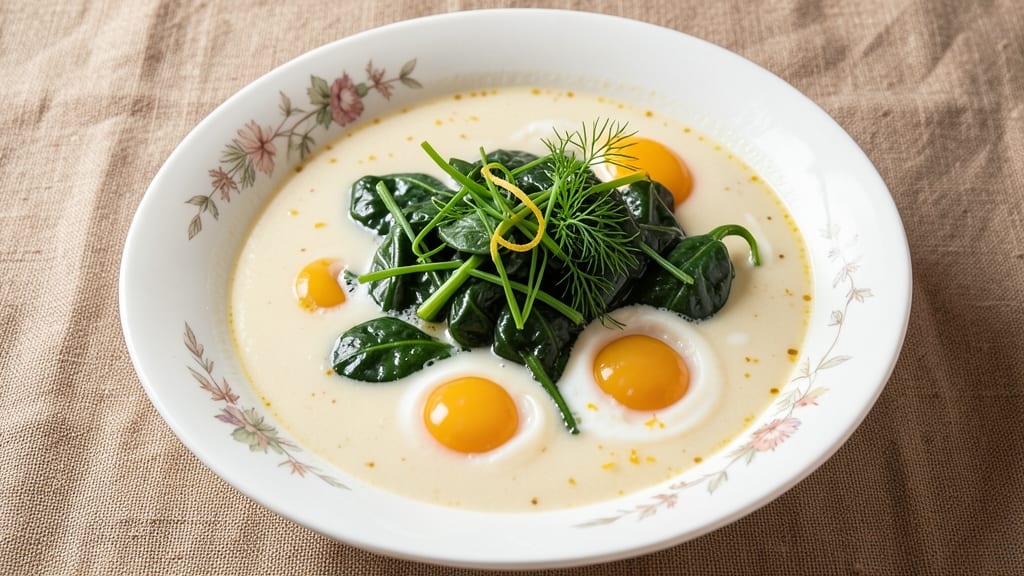 Spinach Egg Soup Recipe: Silky Smooth With Earthy Herb Depth