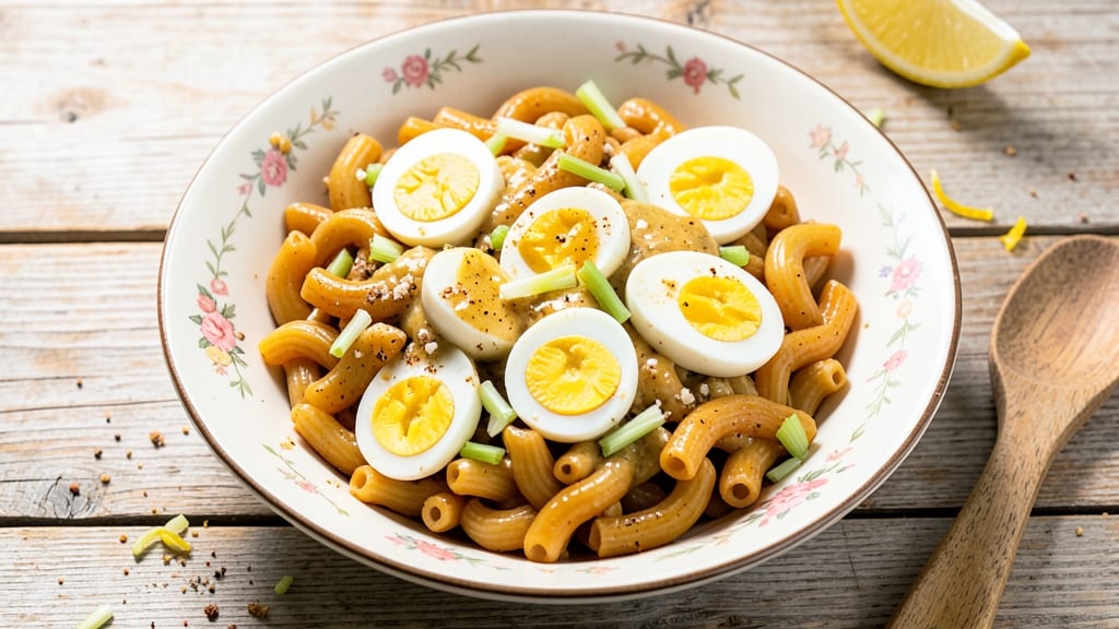 Macaroni Salad Recipe with Hard Boiled Eggs: Southern-Style Crunch and Creamy Yolk Brilliance
