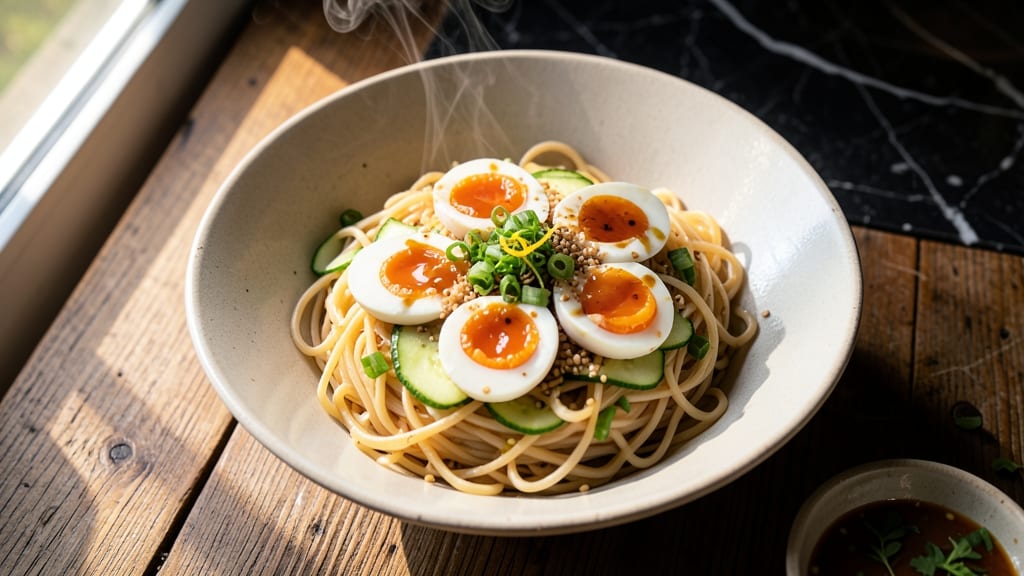 Wheat Egg Noodles Recipe: Al Dente Pasta for Breakfast Bowls