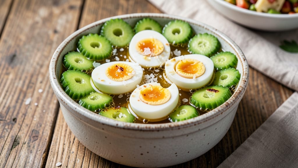 Top Rated Pickled Eggs Recipe: Crispy Celery Crowns Over Tangy Vinegar Magic