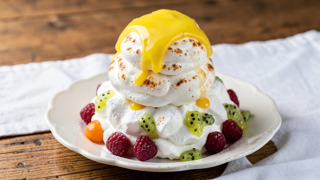 12 Egg Pavlova Recipe: Crispy Meringue Shell With Runny Yolk Magic