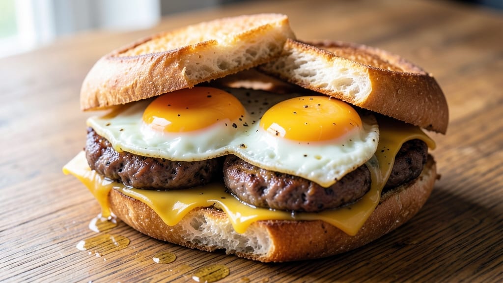 Starbucks Sausage Egg and Cheese Recipe: Breakfast Sandwich With Starbucks' Signature Flavor