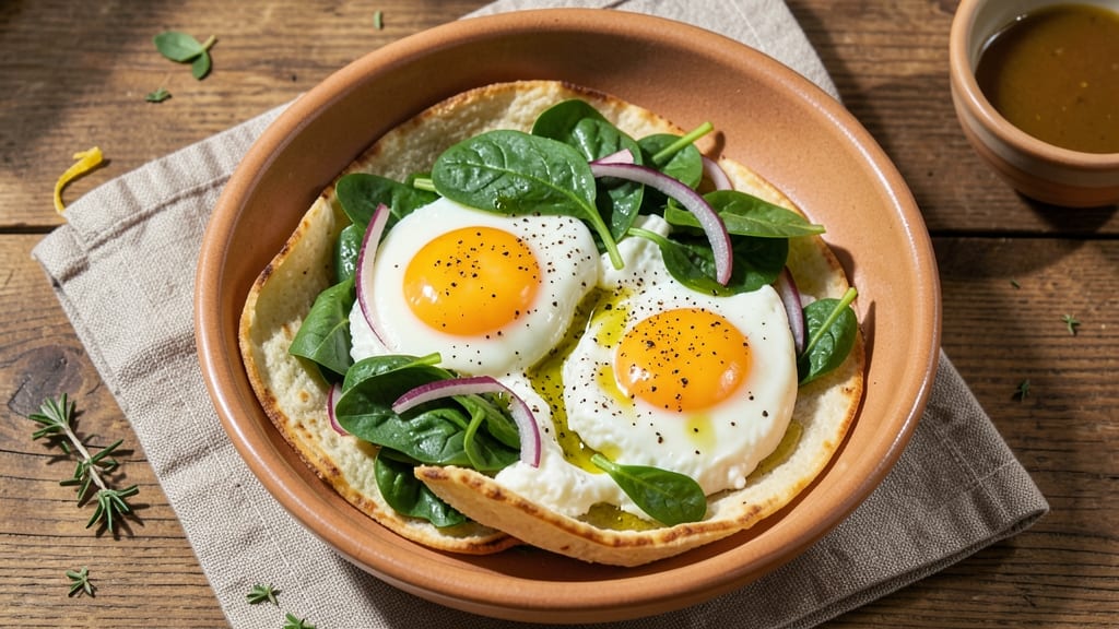 Tortilla Eggs With Cottage Cheese and Spinach Recipe: Creamy Spinach Stuffing in Flaky Wraps