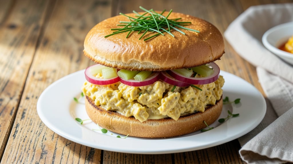 5 Star Egg Salad Sandwich Recipe: Crispy Celery Crunch Meets Silky Yolk Luxury