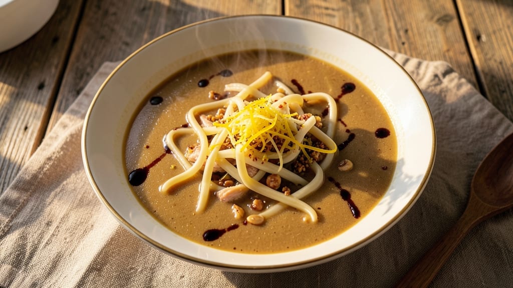 Thick Egg Drop Soup Recipe: Silky Ribbon Swirls in Savory Broth