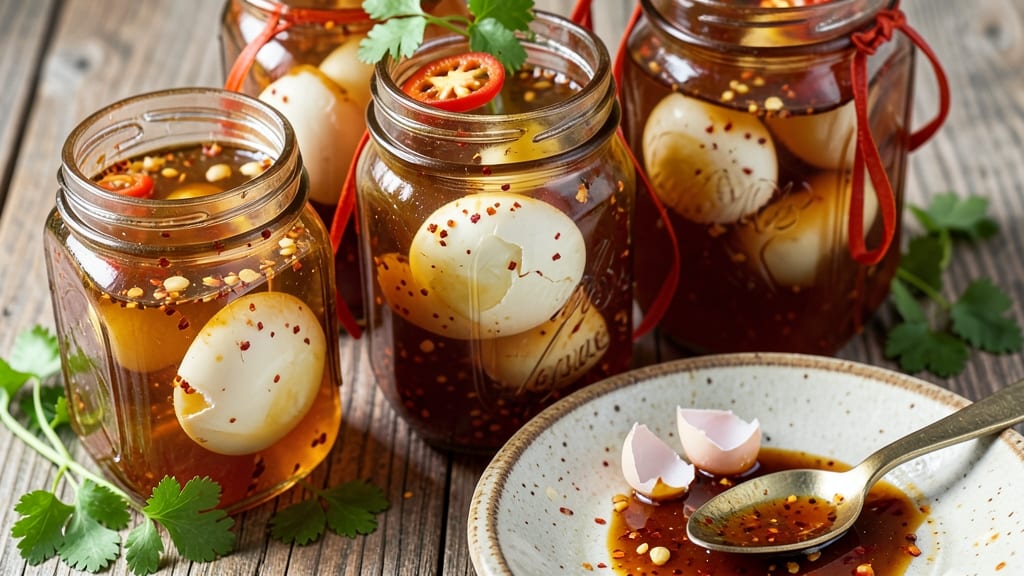 Spicy Pickled Eggs Canning Recipe: Vinegar-Bright Heat That Lasts Months