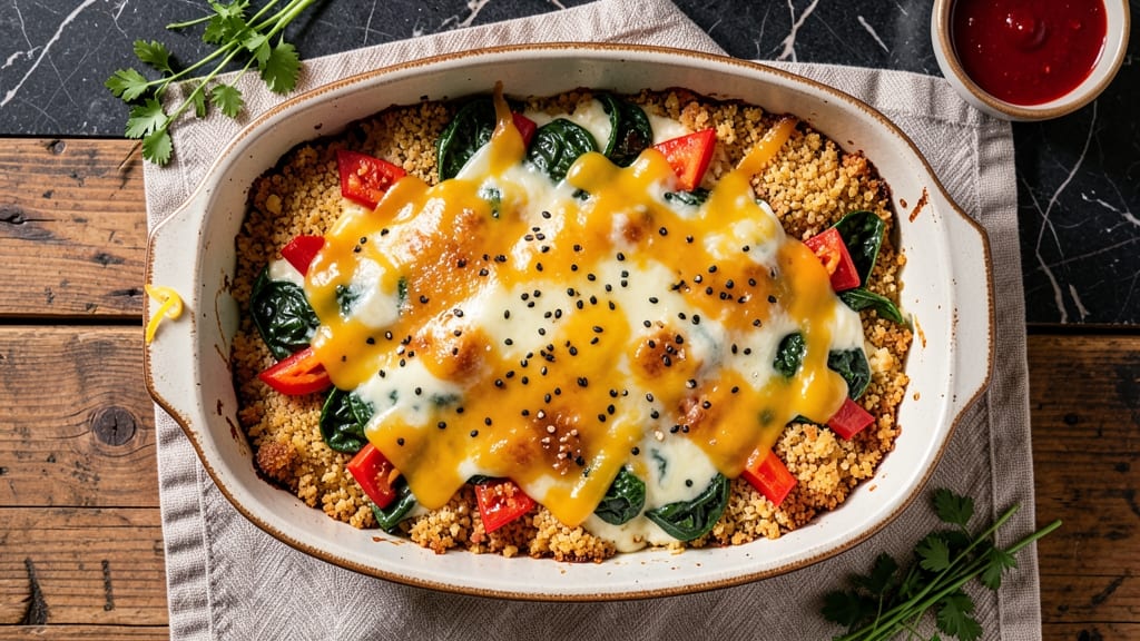 Vegetarian Egg Casserole Recipe Overnight: Crispy Top and Fluffy Centers