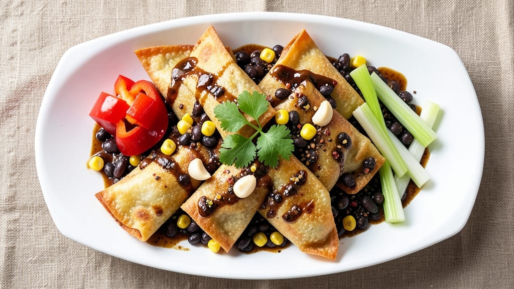 Southwest Egg Roll Recipe Air Fryer: Crispy Celery Crowns With Spicy Southwest Filling