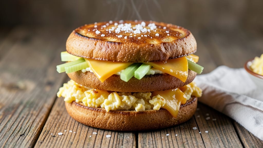 7-11 Egg Sandwich Recipe: Crispy Celery Strips and Melty Cheese Magic