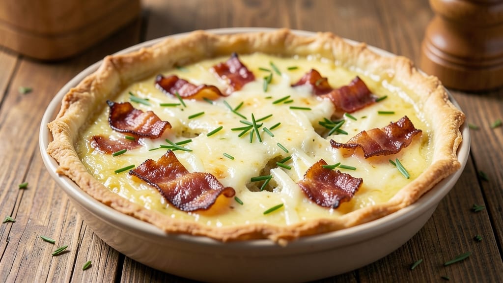 6 Egg Quiche Lorraine Recipe: Crispy Celery Crowns Over Melted Gruyère Magic