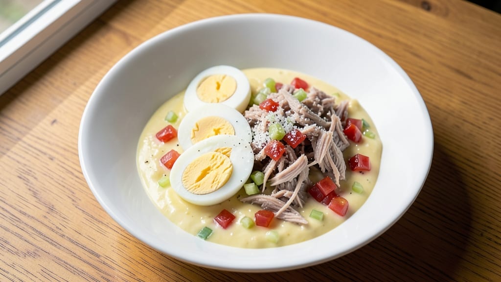 Tuna Salad Recipe With Egg and Relish and Mayonnaise: Classic Crowd-Pleaser With Perfect Texture Balance