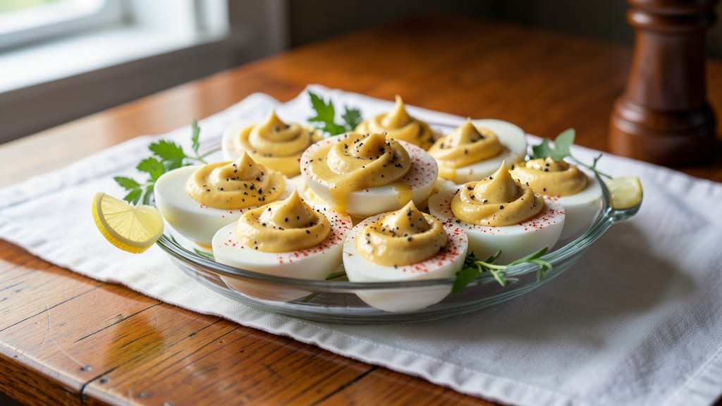 1950s Deviled Eggs Recipe: Vintage Crunch Meets Creamy Yolk Brilliance