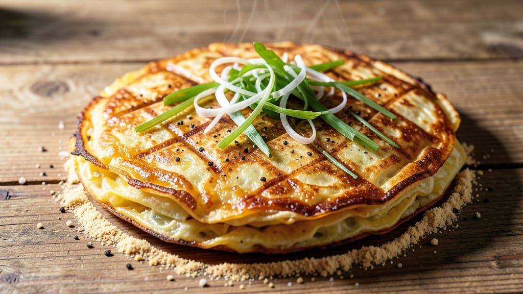 Taiwanese Egg Pancake Recipe: Fluffy Clouds With Savory Celery Crunch