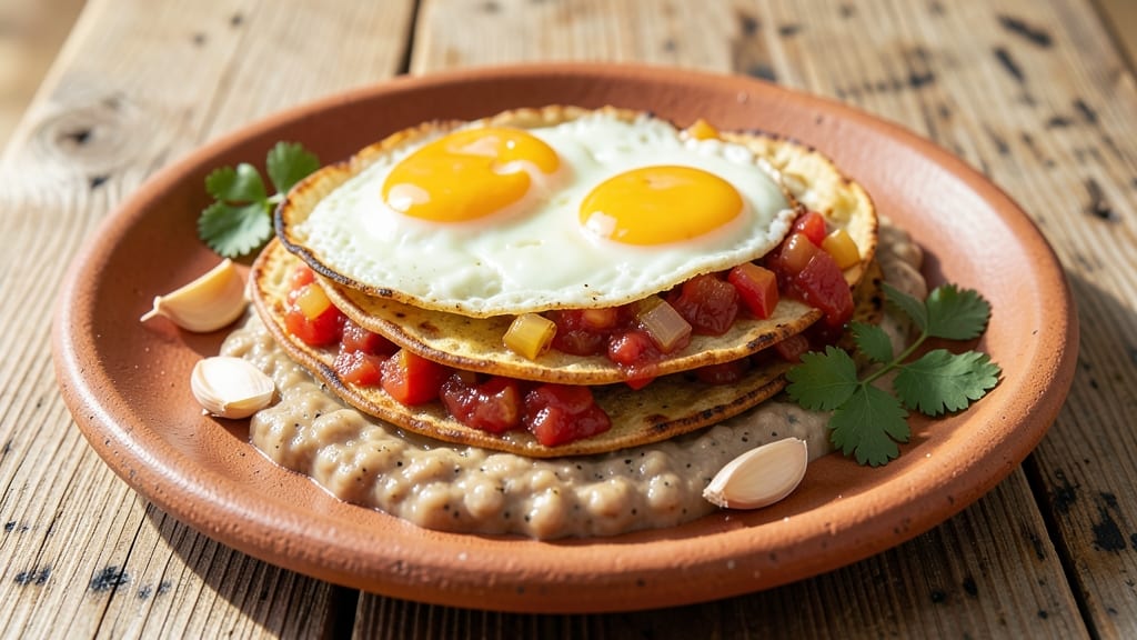 Traditional Huevos Rancheros Recipe with Eggs: Crispy Tortillas and Smoky Tomato Magic