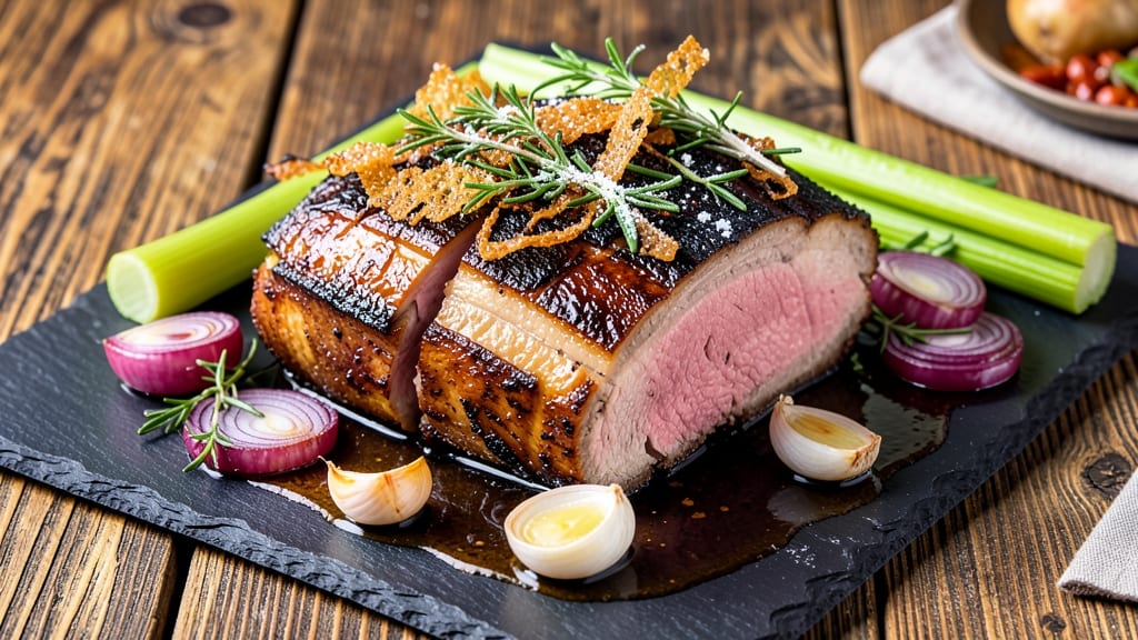 Smoked Boston Butt Recipe Green Egg: Green Egg Crispy Celery Crowns Over Runny Yolk Magic