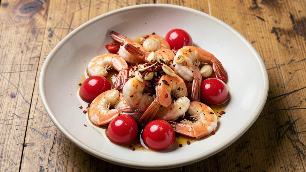 Shrimp and Red Eggs Recipe: Spicy-Sweet Breakfast Fusion in 20 Minutes