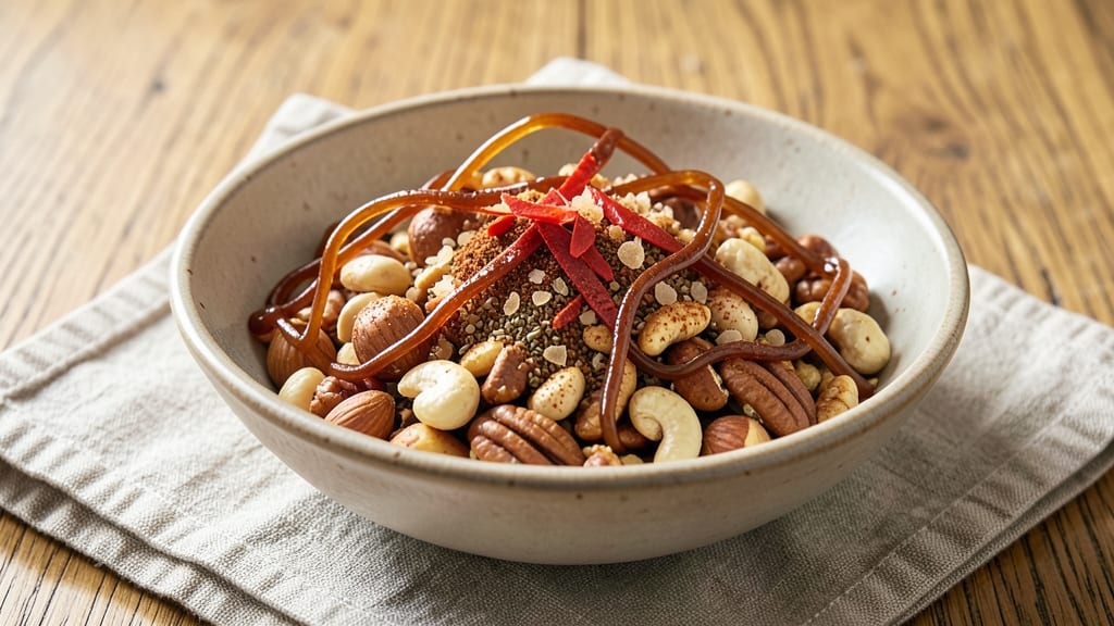 Sweet and Spicy Egg White Nuts Recipe: Crunchy Coating with Balanced Heat