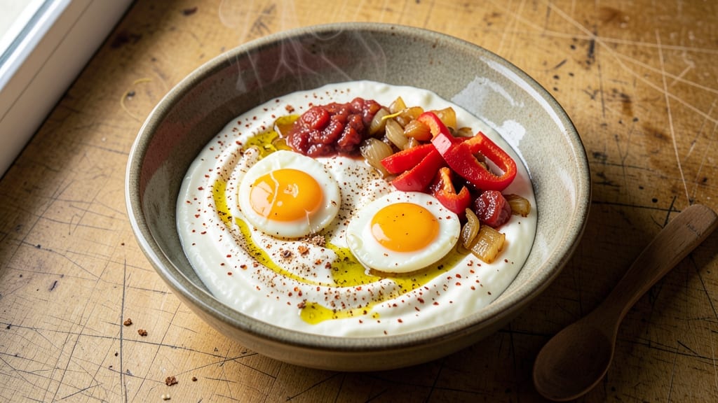 Turkish Eggs in Yogurt Recipe: Poached Yolk Luxury With Tangy Spice Infusion