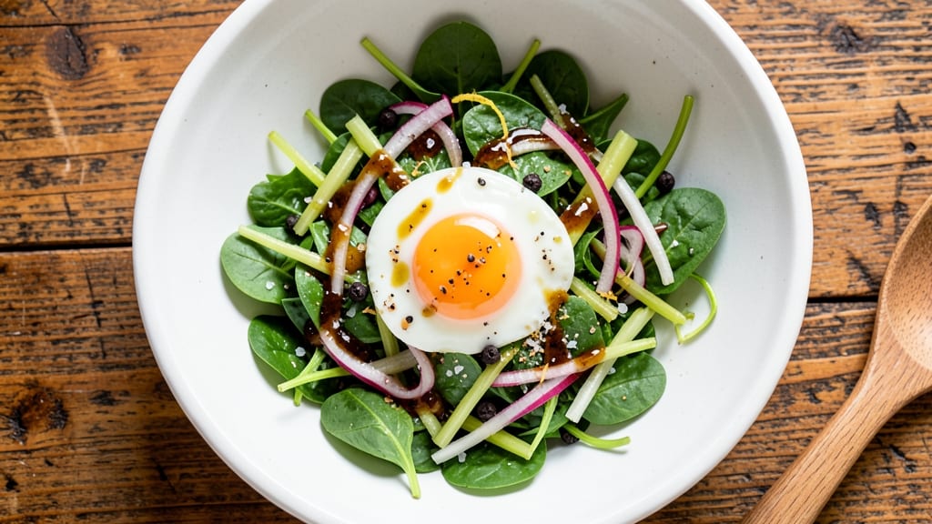 Spinach and Egg Salad Recipe: Herb-Infused Yolk Creaminess With Crunchy Celery Bites