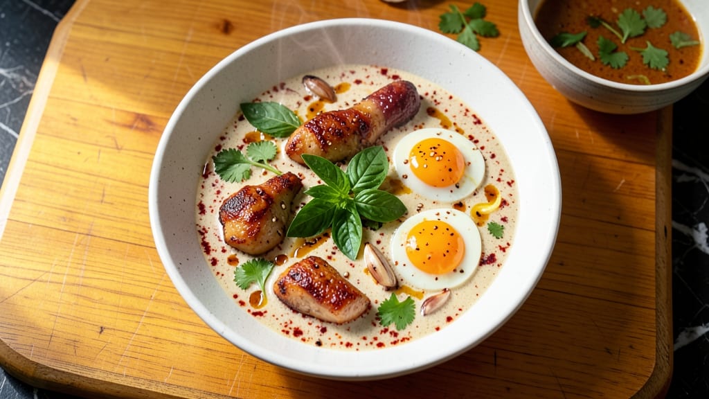 Thai Egg Curry Recipe: Fragrant Coconut and Herb-Packed Breakfast Bowl