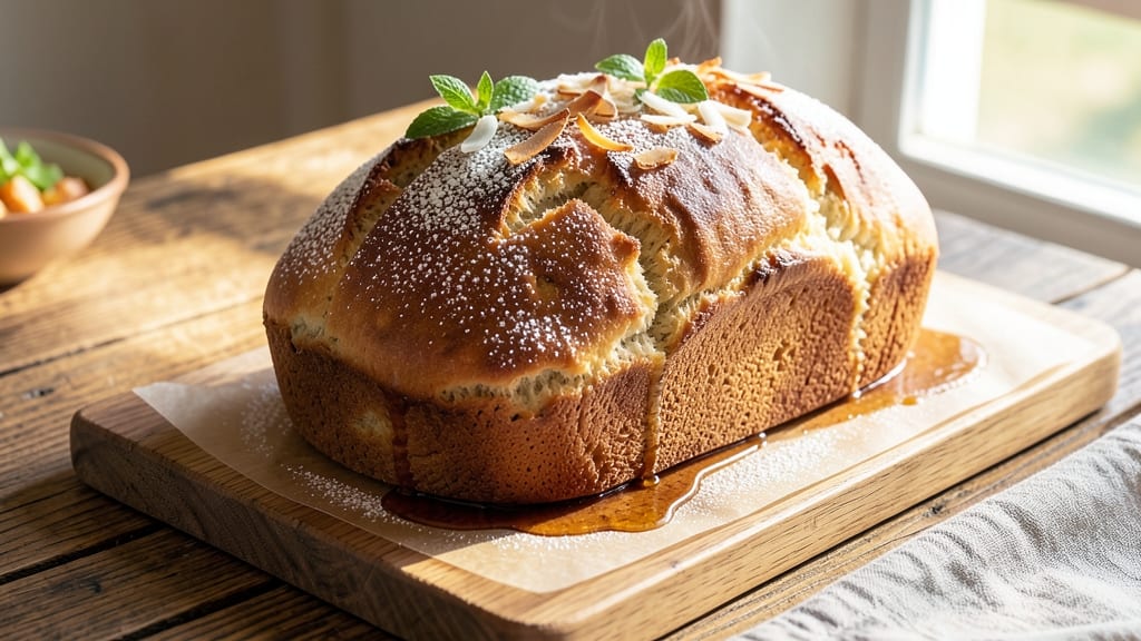 Trinidad Eggless Sweet Bread Recipe: Spiced Rum-Infused Softness With Caramelized Edges