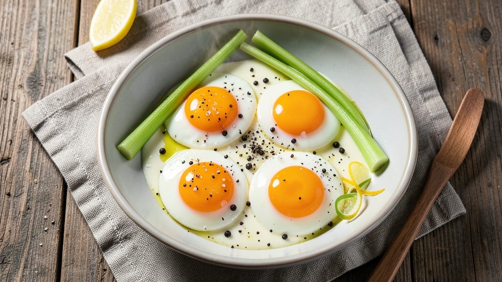 Sous Vide Eggs Instant Pot Recipe: Celery Crown Crunch Over Silky Yolk Magic