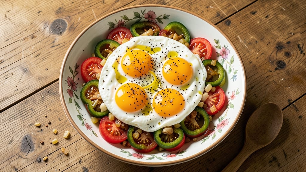 Turkish Style Eggs Recipe: Crispy Celery Crowns Over Creamy Yogurt Magic