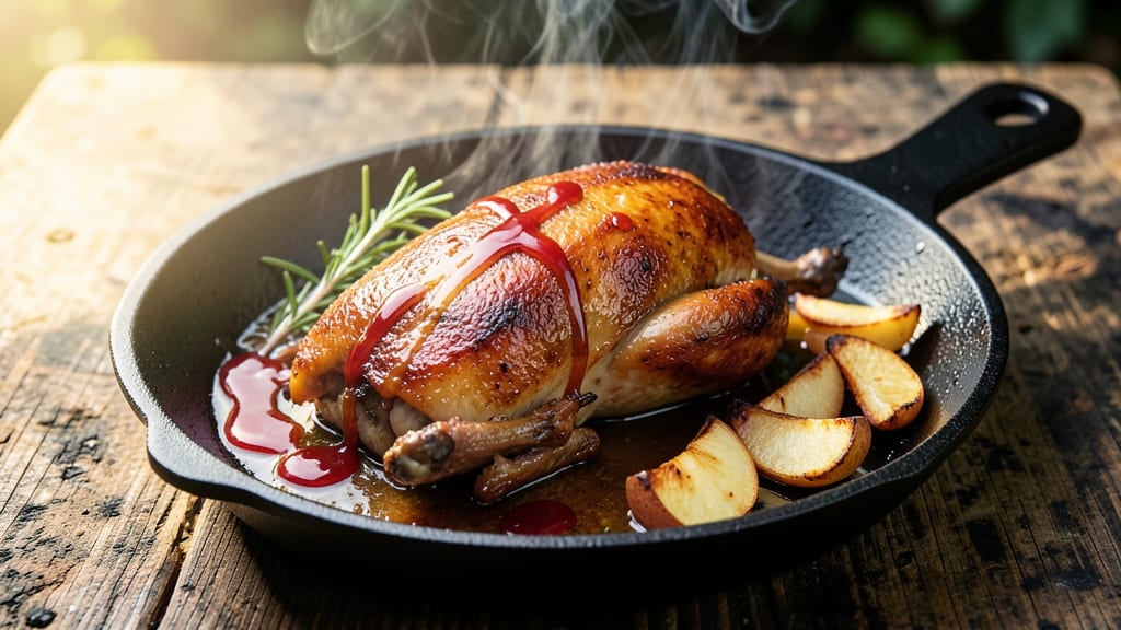 Smoked Duck Recipe Big Green Egg: Smoky Crispy Skin Over Silky Breakfast Yolk Magic