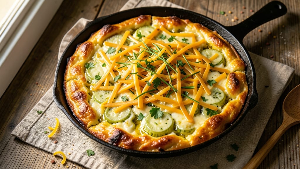 8 Egg Frittata Recipe: Crispy Celery Crowns Over Savory Herb Clouds