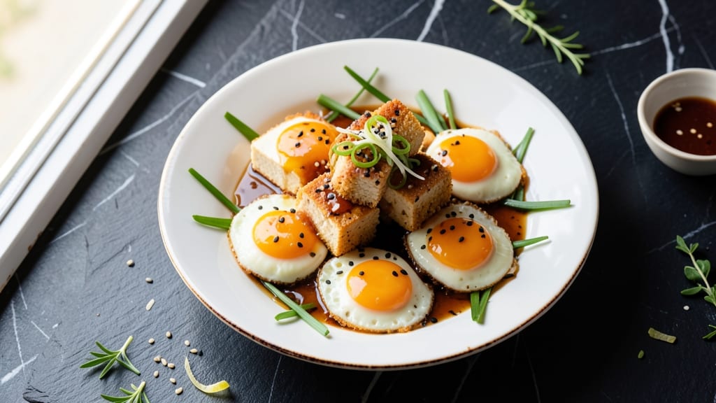 Sizzling Egg Tofu Recipe: Wok-Seared Crispiness With Runny Centers