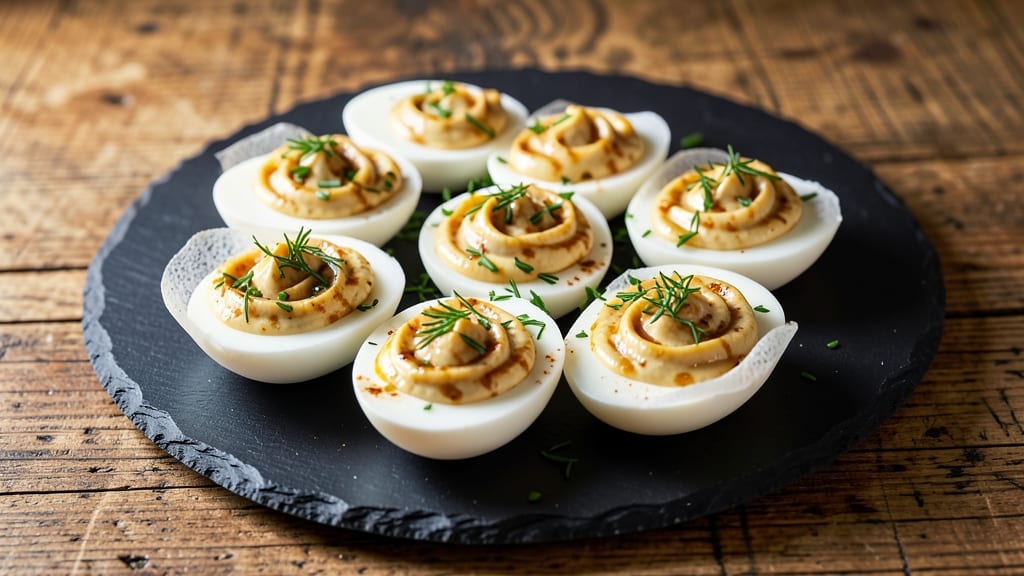 14 Deviled Eggs Recipe: Herb-Infused Creaminess With Crunchy Celery Bites