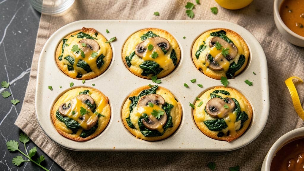 Spinach Mushroom Egg Muffin Recipe: Savory Breakfast Cups With Herby Egg Magic