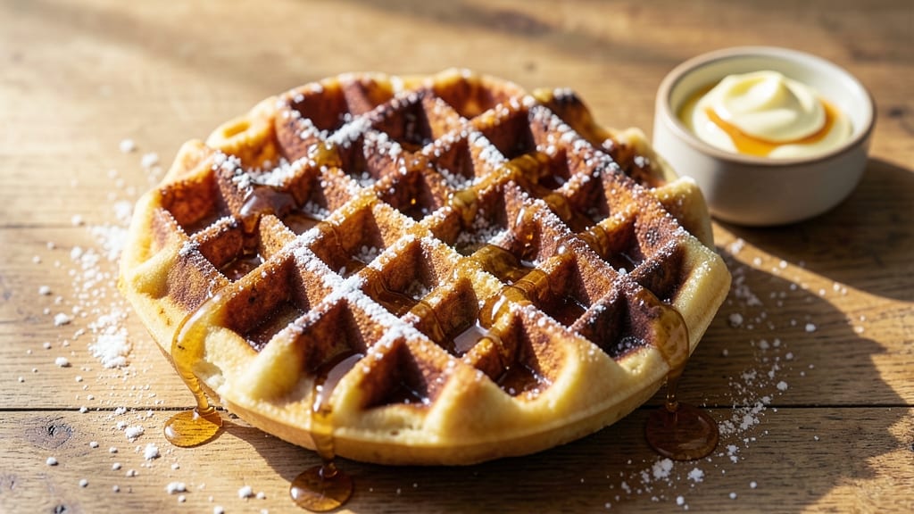 2 Egg Waffle Recipe: Light and Fluffy With Golden Crisp Edges