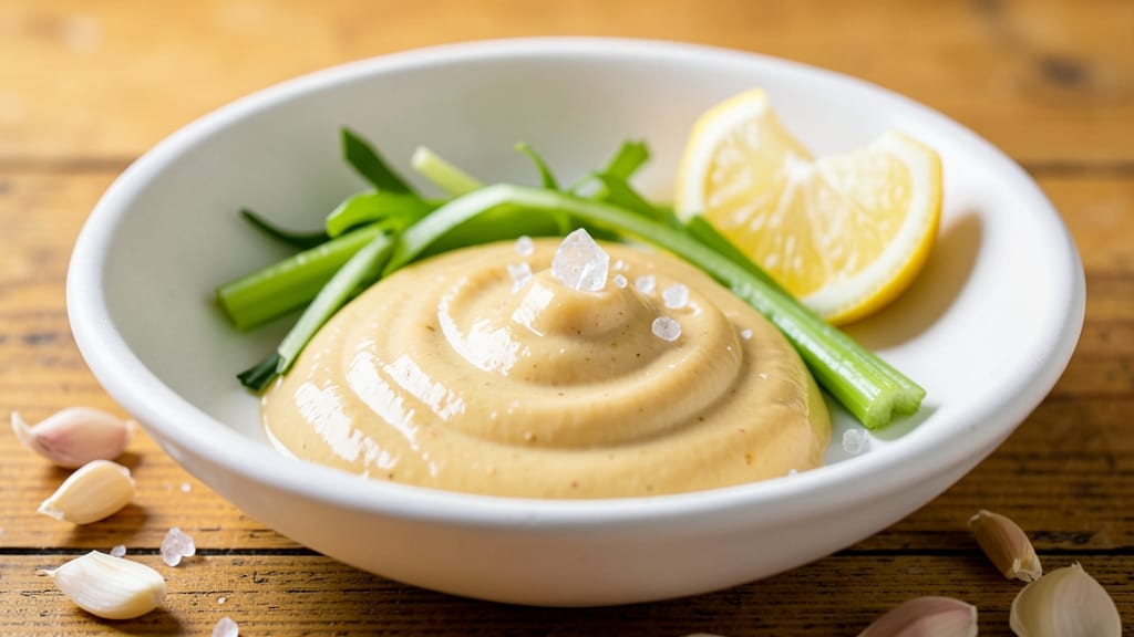 Spanish Aioli Without Egg Recipe: Plant-Based Richness With Crispy Celery Crunch