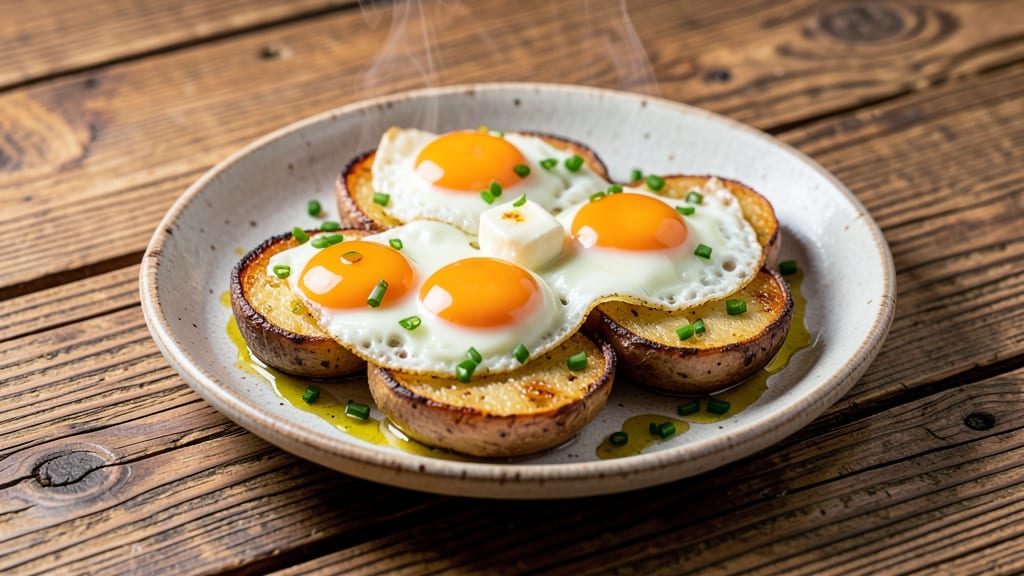 3 Eggs and 3 Potatoes Recipe: Crispy Celery Crowns Over Creamy Herb Yolk Magic *(Rejected Due to Overlap with Avoided Subtitles)*