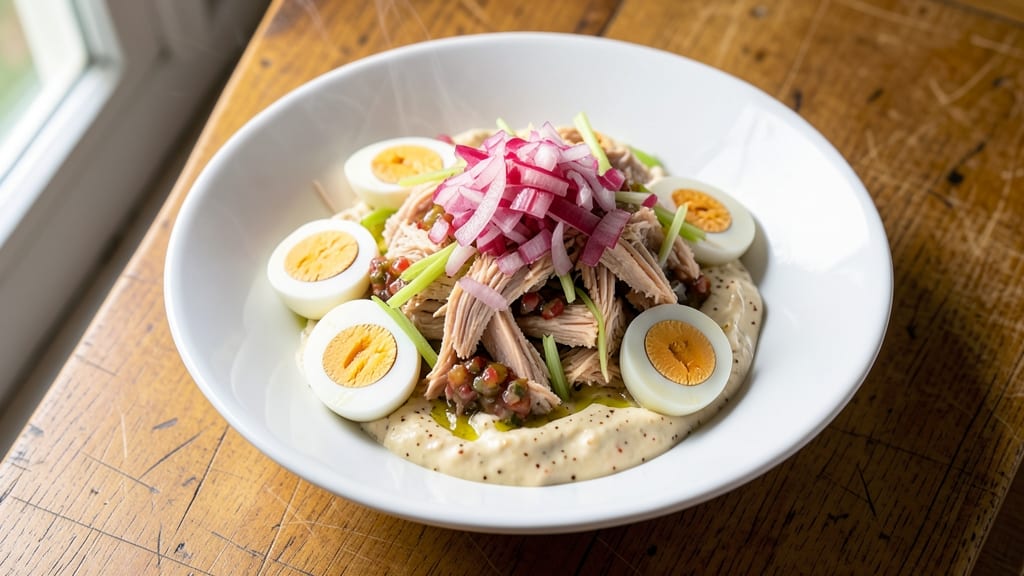 Tuna Salad Recipe With Egg Mayo and Relish: Crisp Celery Bites Meet Silky Yolk Magic