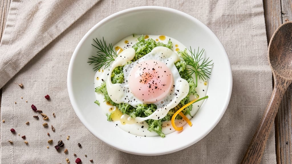 Steam Egg With Milk Recipe: Celery-Crusted Clouds Over Silky Yolk