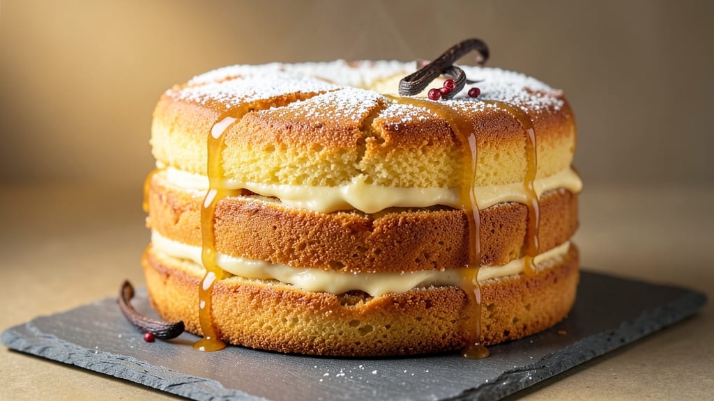 12-Egg Yolk Cake Recipe: Crispy Celery Crowns Over Ultra-Rich Yolk Filling