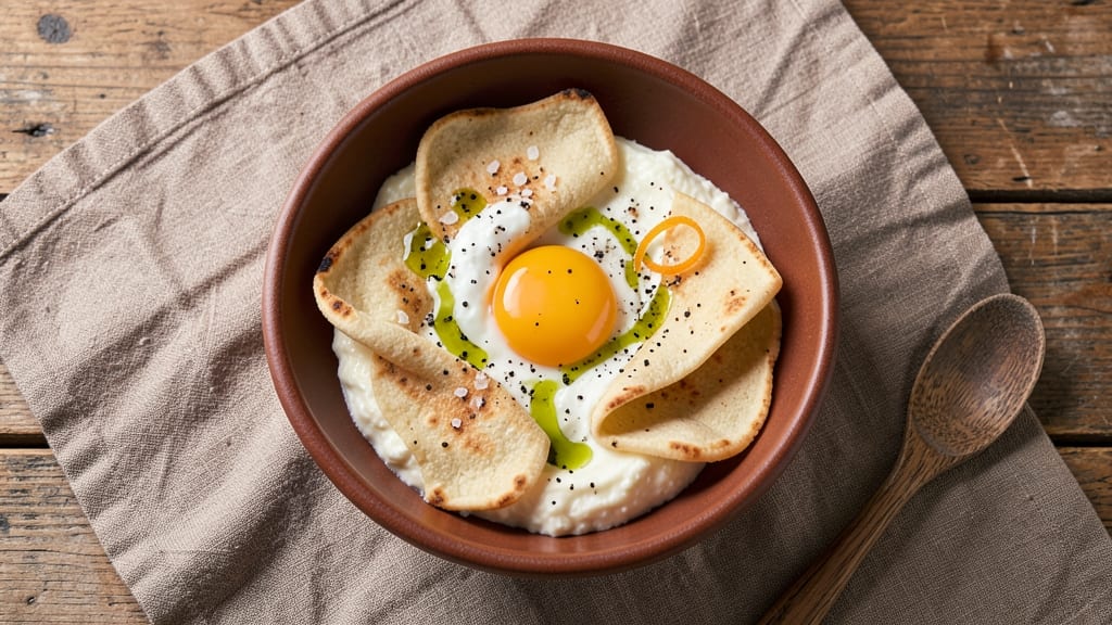 Tortilla Shell Eggs and Cottage Cheese Recipe: Crispy Tortilla Hugs Silky Eggs