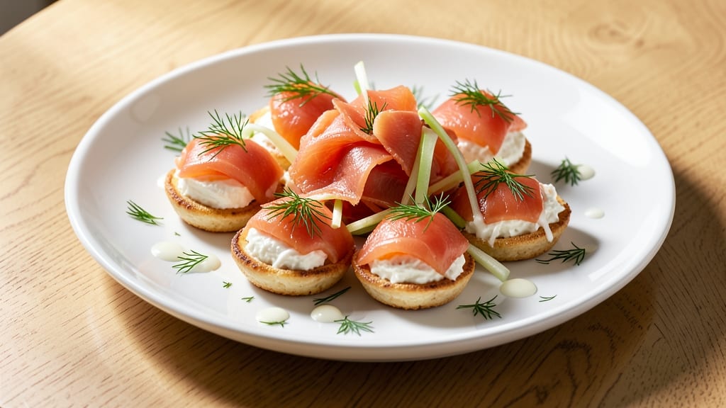 Smoked Salmon Egg Bites Recipe: Crispy Celery-Topped Yolk Magic in Mini Cups