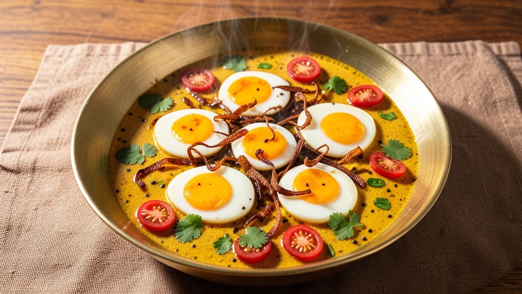 Surti Egg Curry Recipe: Spiced Yogurt Base With Celery Crunch