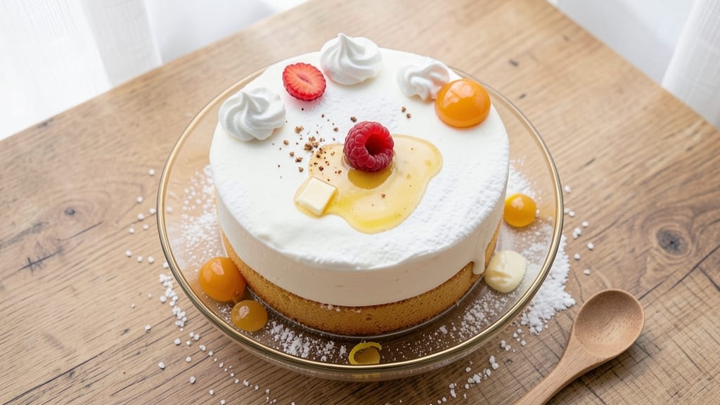 4 Egg Sponge Cake Recipe: Air-Puffed Height With Whipped Egg Whites
