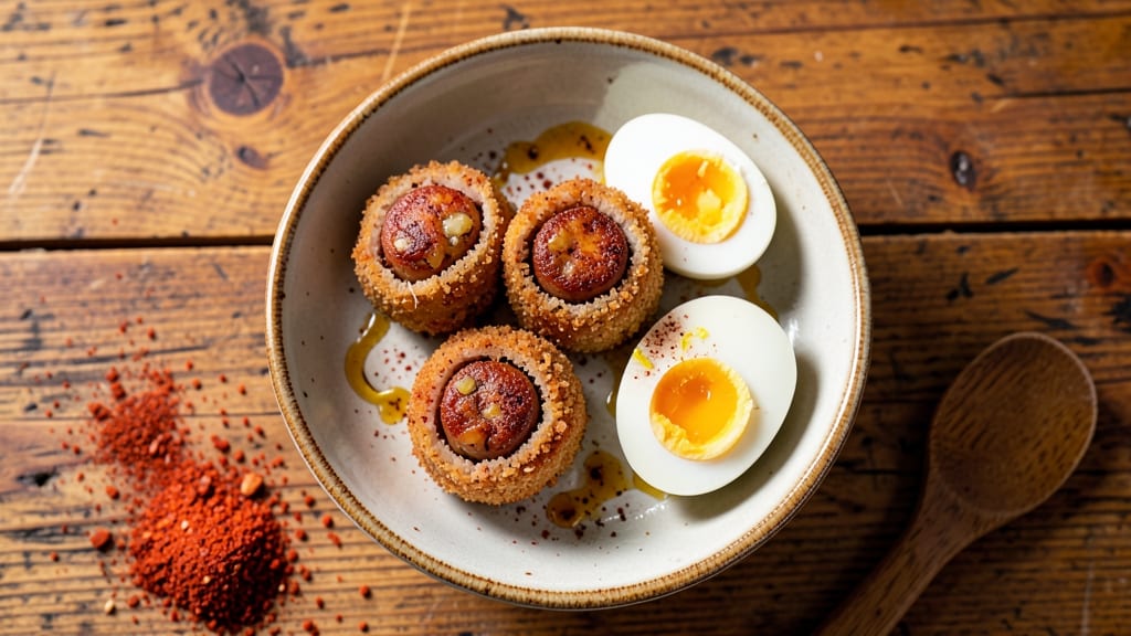 Smoked Scotch Eggs Recipe: Smoky Paprika Crust Meets Juicy Yolk Brilliance