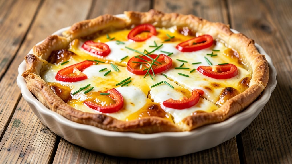 10-Egg Quiche Recipe: Golden Crust, Runny Yolk Brilliance