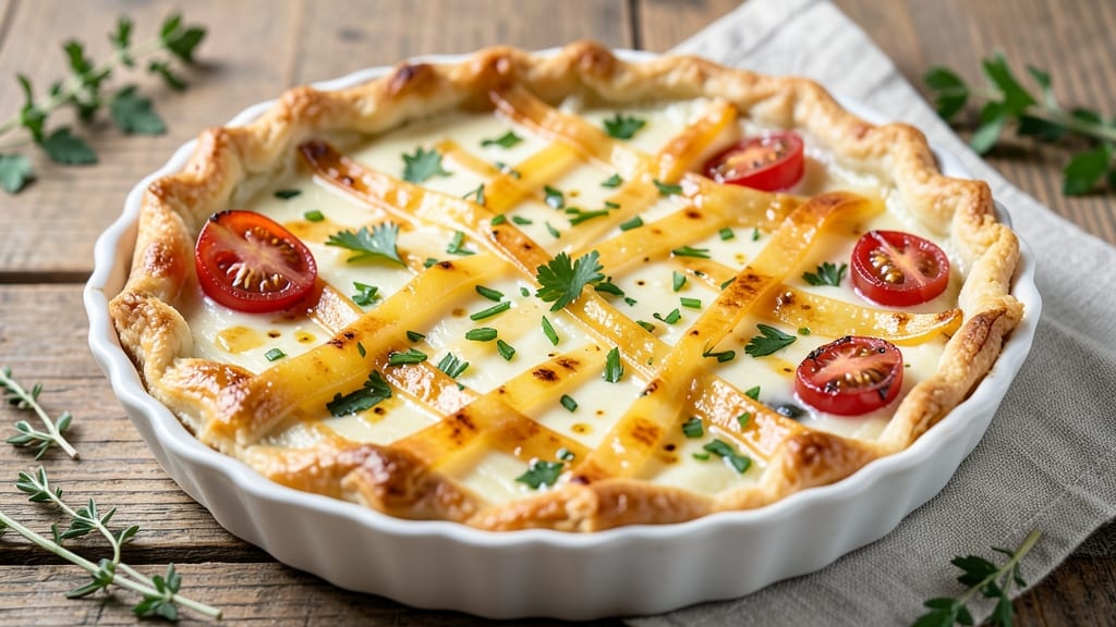 8 Egg Quiche Recipe: Crispy Celery Crowns Over Velvety Yolk Brilliance