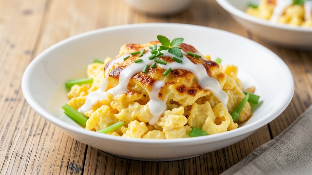 Western Scrambled Eggs Recipe: Crispy Celery Crowns Meet Silky Yolk Brilliance